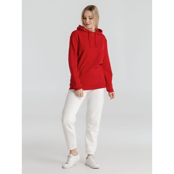 Толстовка с капюшоном унисекс Hoodie, красная-13