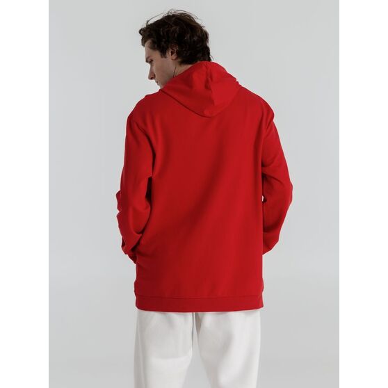 Толстовка с капюшоном унисекс Hoodie, красная-7
