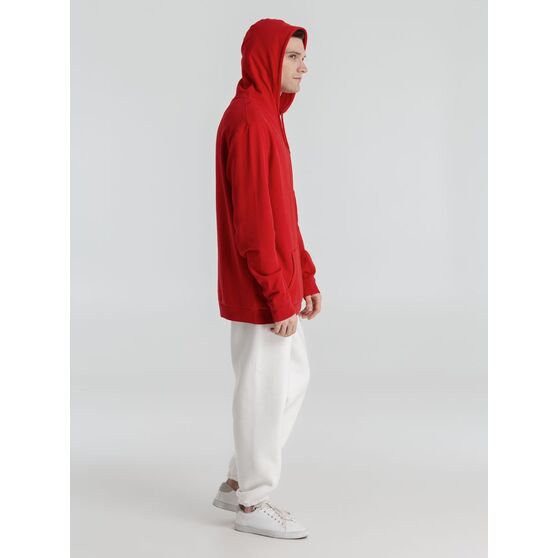 Толстовка с капюшоном унисекс Hoodie, красная-9