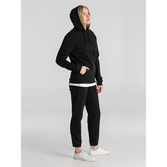 Толстовка с капюшоном унисекс Hoodie, черная-12