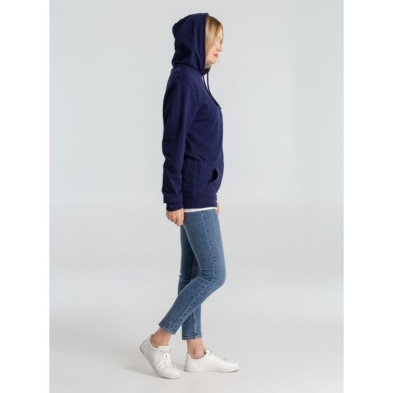 Толстовка с капюшоном унисекс Hoodie, темно-синяя-9
