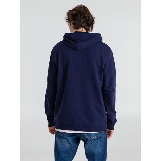 Толстовка с капюшоном унисекс Hoodie, темно-синяя-12