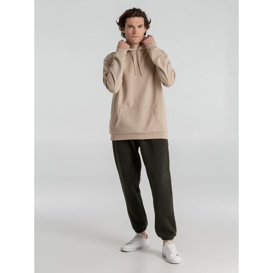 Толстовка с капюшоном унисекс Hoodie, бежевая-7