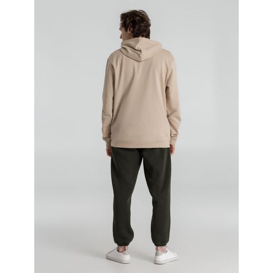 Толстовка с капюшоном унисекс Hoodie, бежевая-9