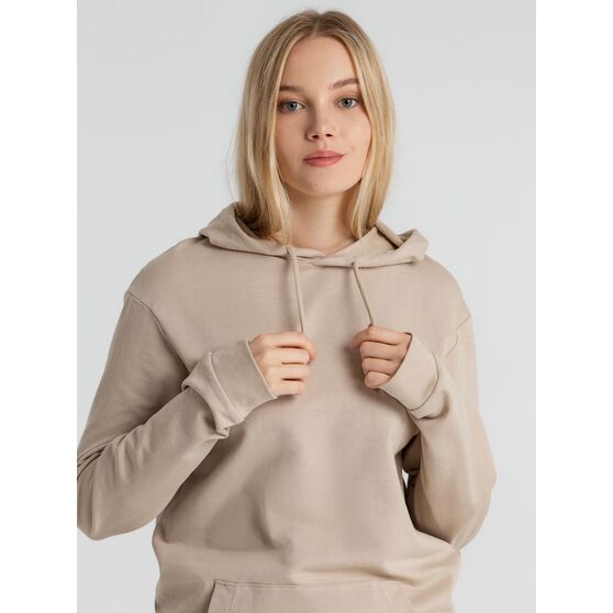 Толстовка с капюшоном унисекс Hoodie, бежевая-10