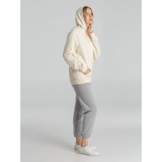 Толстовка с капюшоном унисекс Hoodie, светло-желтая-8