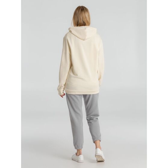 Толстовка с капюшоном унисекс Hoodie, светло-желтая-9