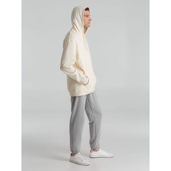 Толстовка с капюшоном унисекс Hoodie, светло-желтая-12