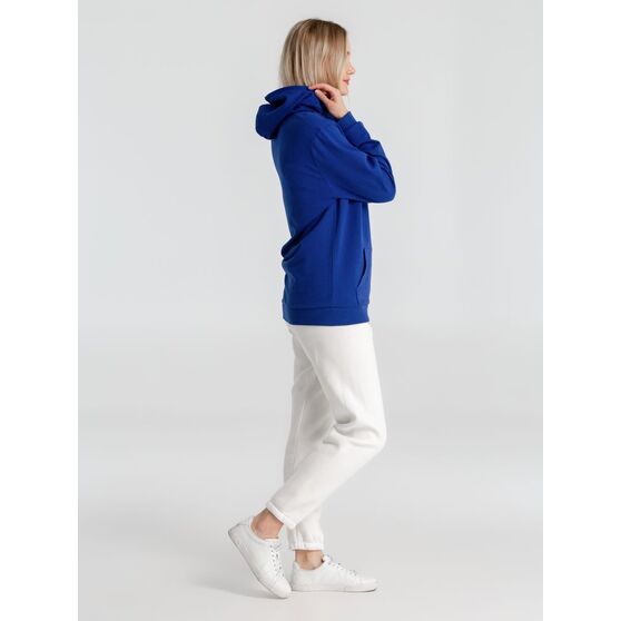 Толстовка с капюшоном унисекс Hoodie, ярко-синяя-9