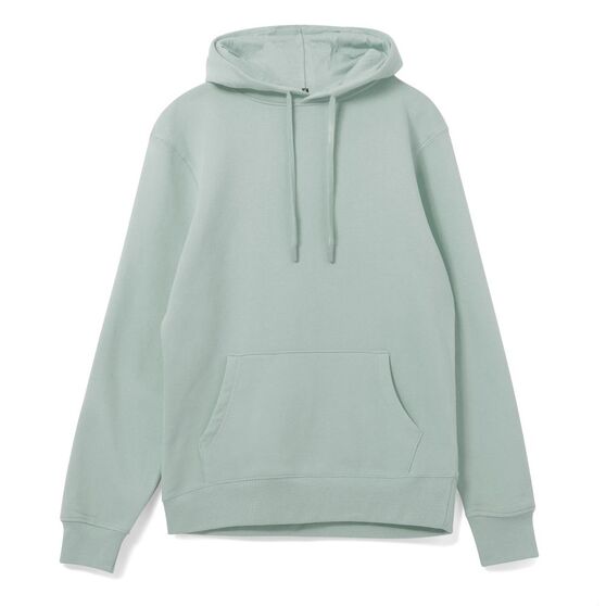 Толстовка с капюшоном унисекс Hoodie, серо-зеленая-1