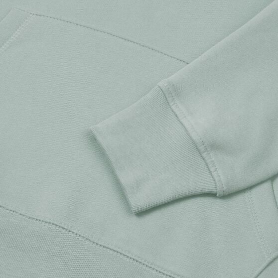 Толстовка с капюшоном унисекс Hoodie, серо-зеленая-4