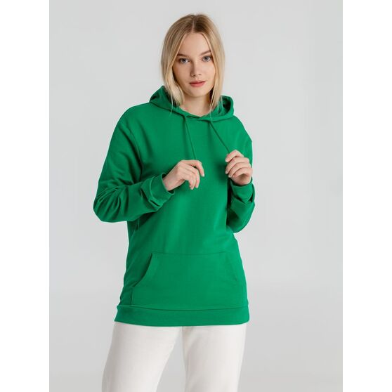 Толстовка с капюшоном унисекс Hoodie, зеленая-6