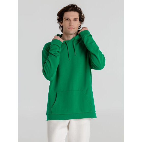 Толстовка с капюшоном унисекс Hoodie, зеленая-10