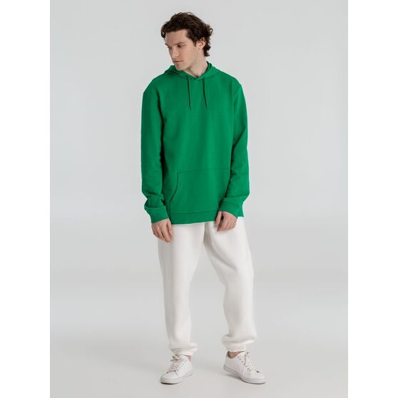 Толстовка с капюшоном унисекс Hoodie, зеленая-11