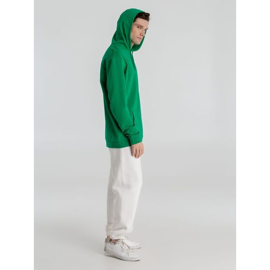 Толстовка с капюшоном унисекс Hoodie, зеленая-12