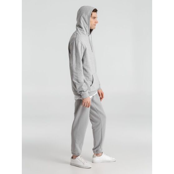 Толстовка с капюшоном унисекс Hoodie, серый меланж-10