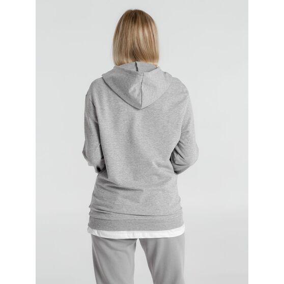 Толстовка с капюшоном унисекс Hoodie, серый меланж-12