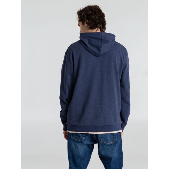 Толстовка с капюшоном унисекс Hoodie, синий меланж-12