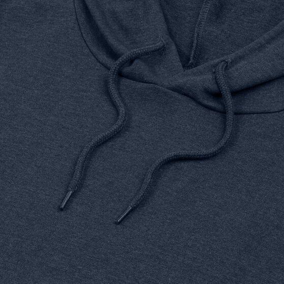 Толстовка с капюшоном унисекс Hoodie, синий меланж-3