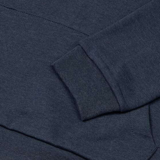 Толстовка с капюшоном унисекс Hoodie, синий меланж-4