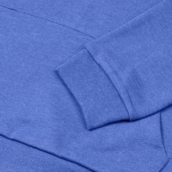 Толстовка с капюшоном унисекс Hoodie, ярко-синий меланж-4