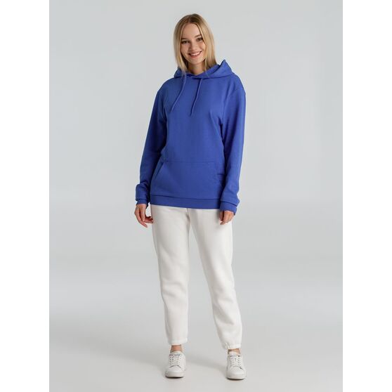 Толстовка с капюшоном унисекс Hoodie, ярко-синий меланж-8