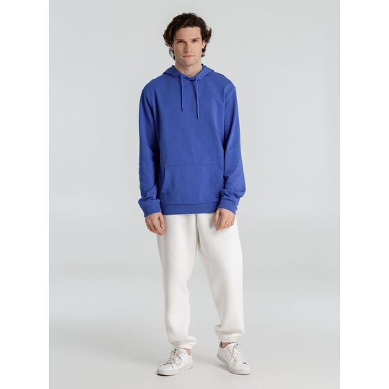 Толстовка с капюшоном унисекс Hoodie, ярко-синий меланж-12