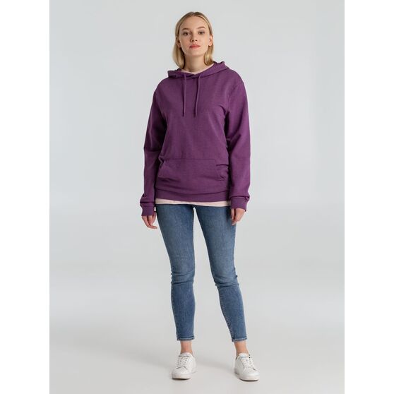 Толстовка с капюшоном унисекс Hoodie, фиолетовый меланж-8