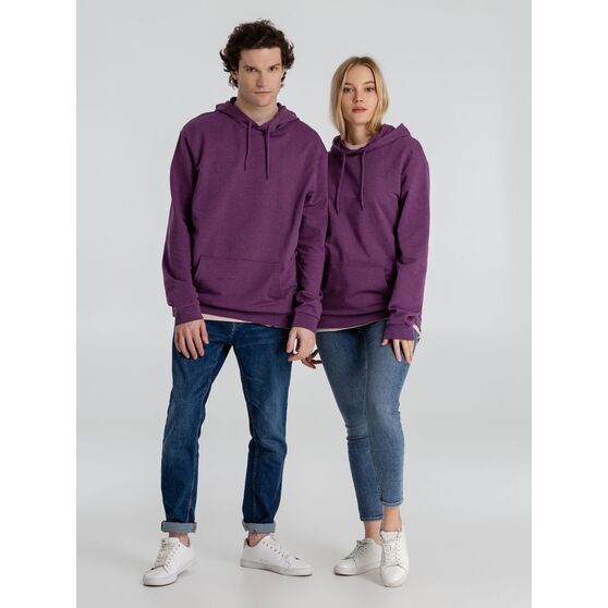 Толстовка с капюшоном унисекс Hoodie, фиолетовый меланж-16