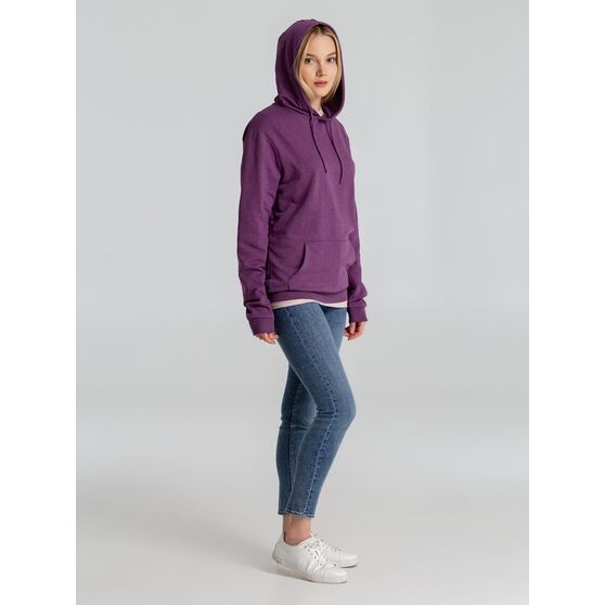 Толстовка с капюшоном унисекс Hoodie, фиолетовый меланж-9