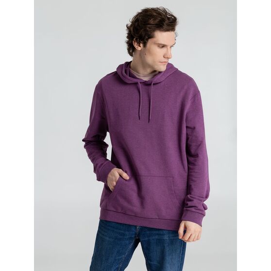 Толстовка с капюшоном унисекс Hoodie, фиолетовый меланж-11