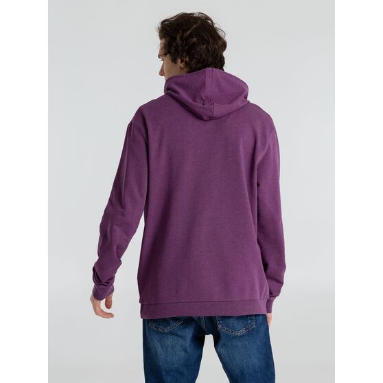 Толстовка с капюшоном унисекс Hoodie, фиолетовый меланж-12