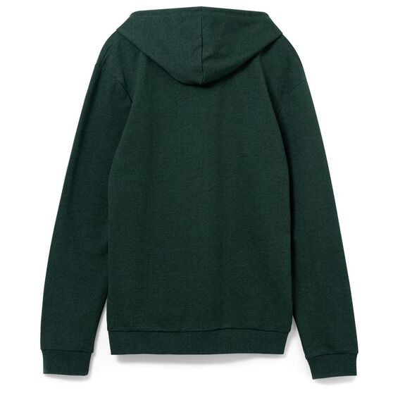 Толстовка с капюшоном унисекс Hoodie, темно-зеленый меланж-2