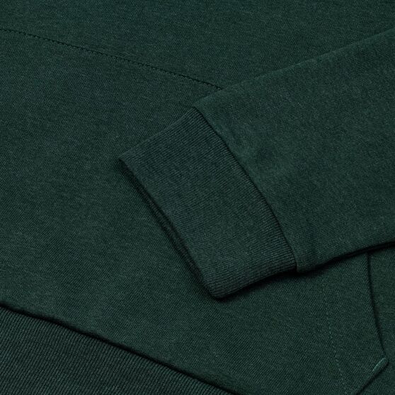 Толстовка с капюшоном унисекс Hoodie, темно-зеленый меланж-4