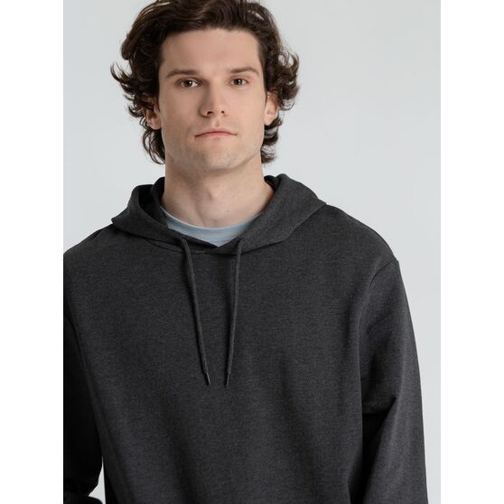 Толстовка с капюшоном унисекс Hoodie, серый меланж (антрацит)-8