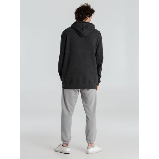 Толстовка с капюшоном унисекс Hoodie, серый меланж (антрацит)-11