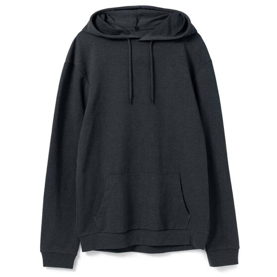 Толстовка с капюшоном унисекс Hoodie, темно-серая-1
