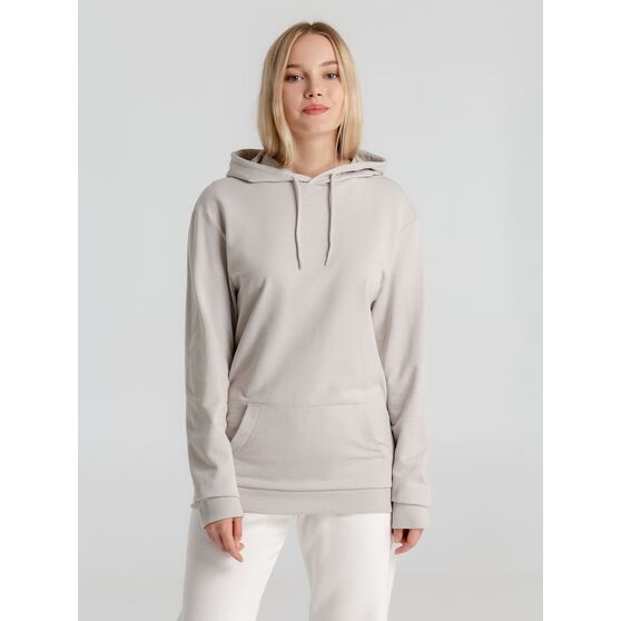 Толстовка с капюшоном унисекс Hoodie, дымчато-серая-11