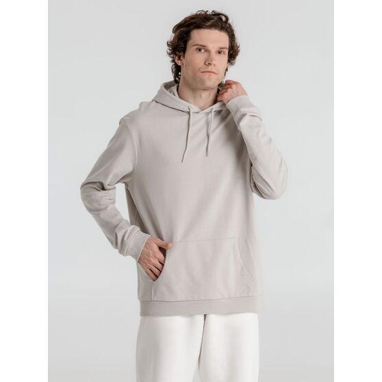 Толстовка с капюшоном унисекс Hoodie, дымчато-серая-6