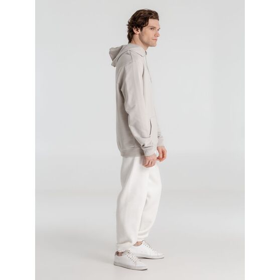 Толстовка с капюшоном унисекс Hoodie, дымчато-серая-9