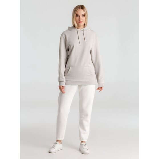Толстовка с капюшоном унисекс Hoodie, дымчато-серая-13