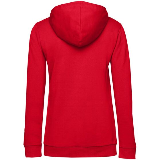 Толстовка с капюшоном женская Hoodie, красная-2