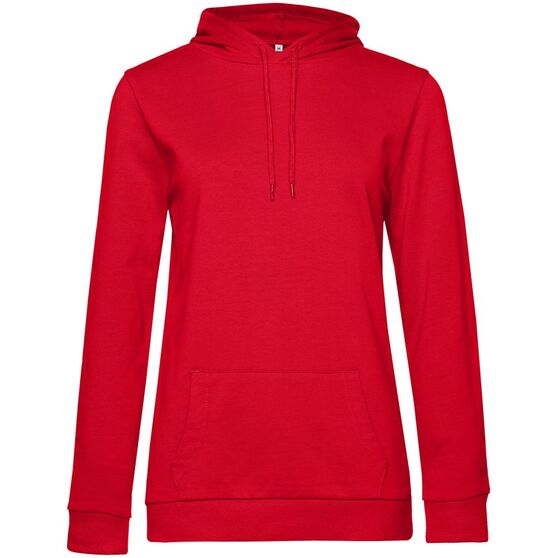 Толстовка с капюшоном женская Hoodie, красная-1