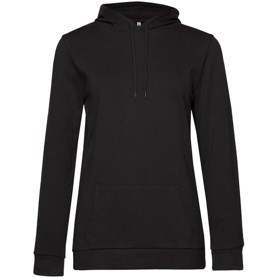 Толстовка с капюшоном женская Hoodie, черная-1