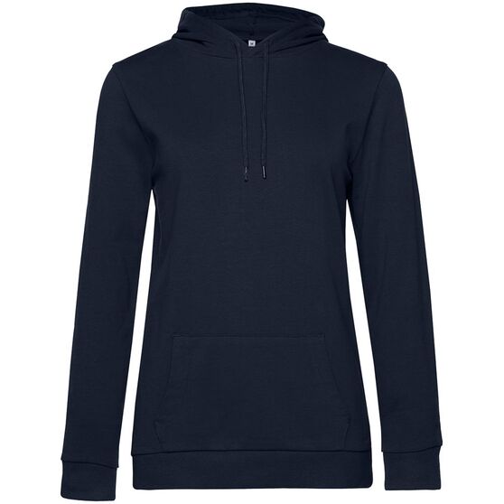Толстовка с капюшоном женская Hoodie, темно-синяя-1