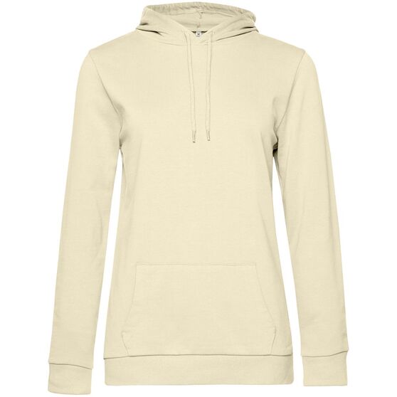 Толстовка с капюшоном женская Hoodie, светло-желтая-1