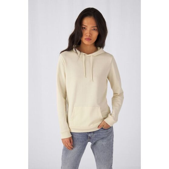 Толстовка с капюшоном женская Hoodie, светло-желтая-4