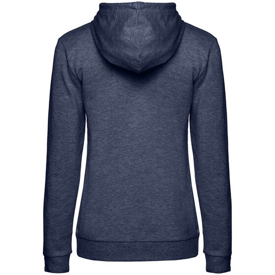 Толстовка с капюшоном женская Hoodie, синий меланж-2