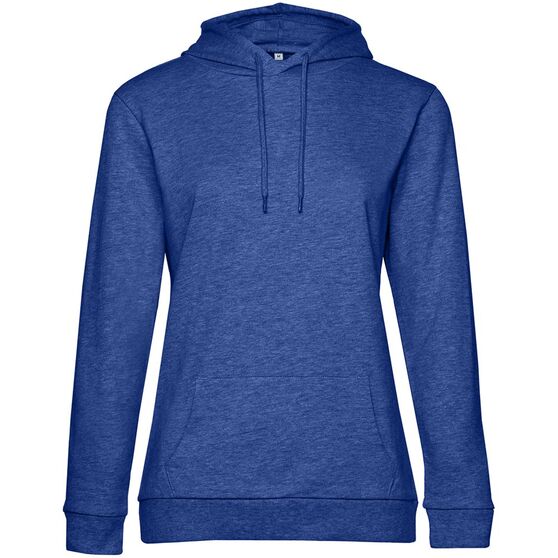 Толстовка с капюшоном женская Hoodie, ярко-синий меланж-1