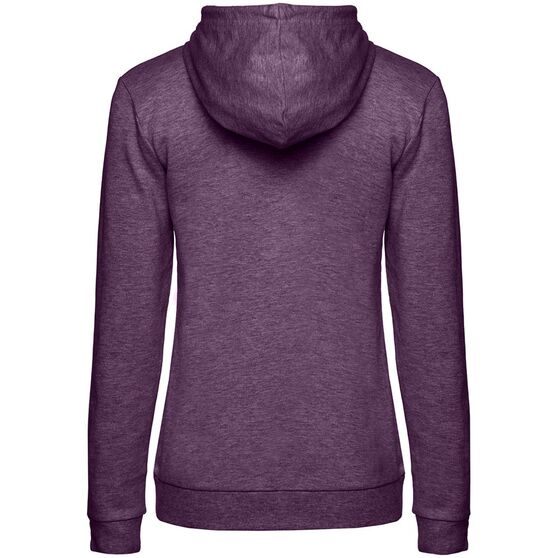 Толстовка с капюшоном женская Hoodie, фиолетовый меланж-2